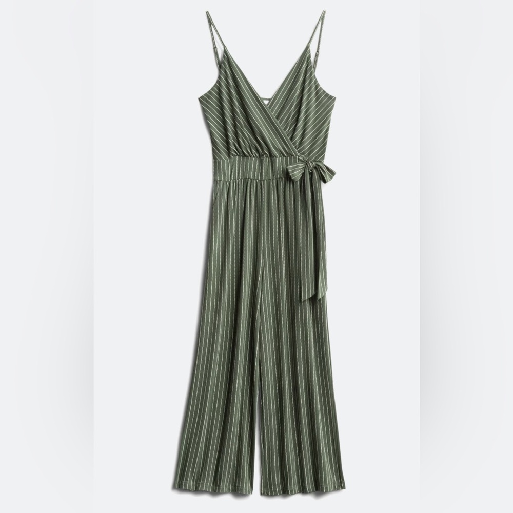 Kaileigh Rica Knit Crop Jumpsuit Medium